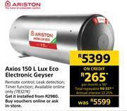 Builders Warehouse Ariston axios 150l lux eco electronic geyser offer