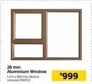 Builders Warehouse 28mmaluminium window 1.2m x 900mm offer