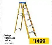 Builders Warehouse 6 step fibreglass ladder 1.8m offer