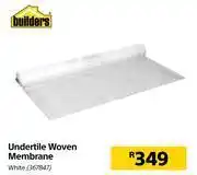 Builders Warehouse Builders undertile woven membrane (white) offer