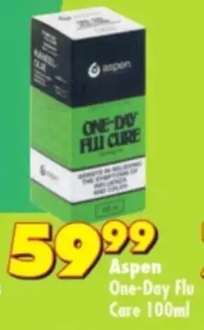 Shoprite Aspen One-Day Flu Care 100ml offer