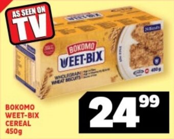 Usave BOKOMO WEET-BIX CEREAL 450g offer
