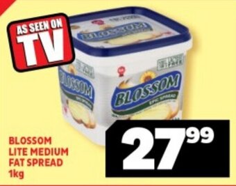 Usave BLOSSOM LITE MEDIUM FAT SPREAD 1kg offer