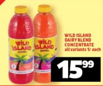 Usave WILD ISLAND DAIRY BLEND CONCENTRATE all variants 1L each offer