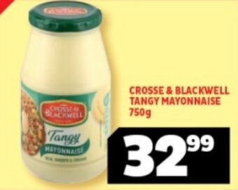 CROSSE & BLACKWELL TANGY MAYONNAISE 750g