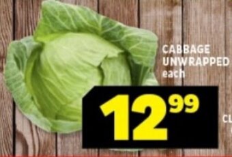 Usave CABBAGE UNWRAPPED each offer