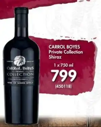 Makro CARROL BOYES Private Collection Shiraz offer