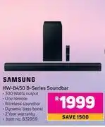 Game Samsung hw-b450 b-series soundbar offer
