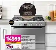 Game Samsung 95l 90cm 5gas burner with triple plate ny90t5010ss offer