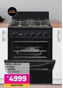 Game Univa 4-burner gas stove ug016bi offer