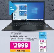 Game Proline intel celeron laptop offer