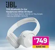 Game Jbl t510 bluetooth on-ear headphones-each offer