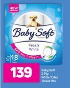 Game Baby soft 2 ply white toilet tissue-18s offer