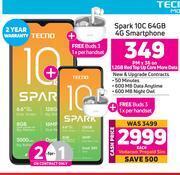 Game Tecno spark 10c 64gb 4g smartphone-each offer