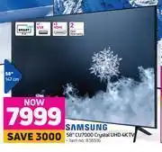 Game Samsung 58 cu7000 crystal uhd 4k tv offer