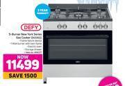 Game Defy 5 burner new york series gas cooker dgs902 offer