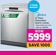 Game Midea 14 place dishwasher wqp12-j7635e offer