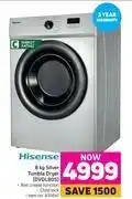 Game Hisense 8kg silver tumble dryer dvdl80s offer