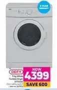 Game Defy 5kg white tumble dryer dtd258 offer