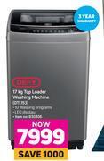 Game Defy 17kg top loader washing machine dtl153 offer