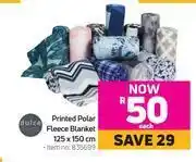 Game Dulce home printed polar fleece blanket 125 x 150cm-each offer