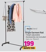 Game Mainstays single garment rail offer