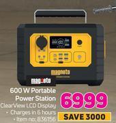 Game Magneto 600w portable power station offer