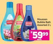 Game Mousson bubble bath assorted-2l each offer