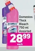 Game Domestos thick bleach assorted-750ml each offer