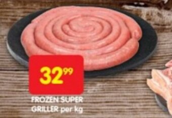 Shoprite FROZEN SUPER GRILLER per kg offer