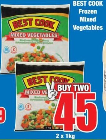 Boxer BEST COOK Frozen Mixed Vegetables offer