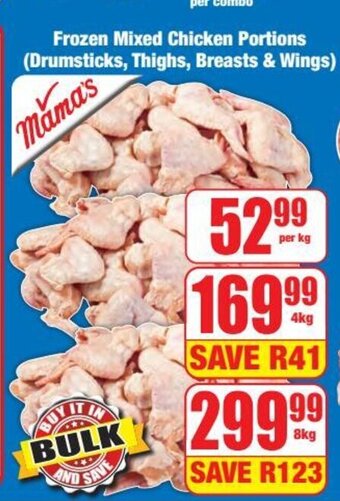 Boxer Frozen Mixed Chicken Portions (Drumsticks, Thighs, Breasts & Wings) offer