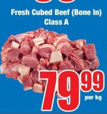 Boxer Fresh Cubed Beef (Bone In) Class A offer