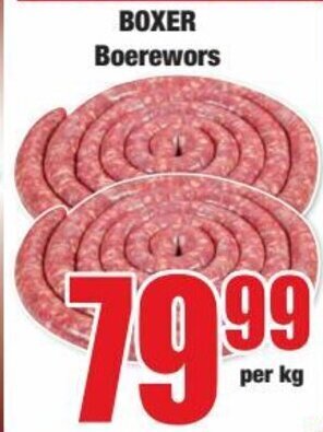 Boxer BOXER Boerewors offer