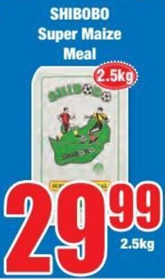 Boxer SHIBOBO Super Maize Meal offer