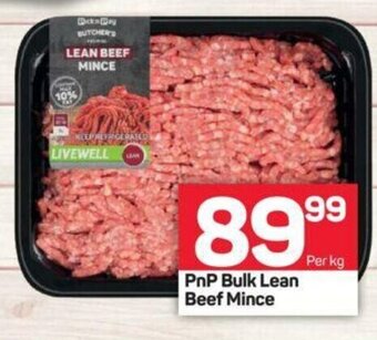 Pick n Pay PnP Bulk Lean Beef Mince per kg offer