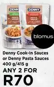 Food Lover's Market Denny cook in sauces or denny pasta sauces-for any 2 x 400g/415g offer