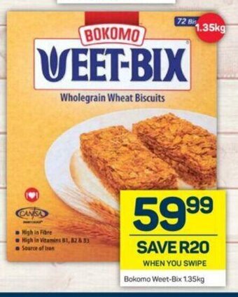 Pick n Pay Bokomo Weet-Bix 1.35kg offer