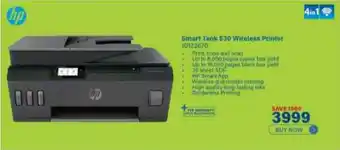Incredible Connection Smart Tank 530 Wireless Printer 10122670 offer