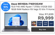 First Shop Asus m515da-716512g4w offer