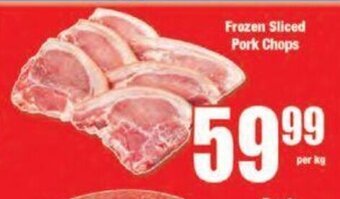 Boxer Frozen Sliced Pork Chops per kg offer