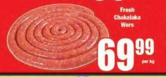 Boxer Fresh Chakalaka Wors per kg offer