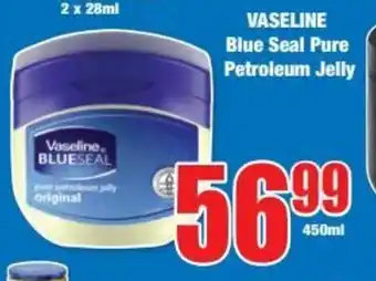 Boxer VASELINE Blue Seal Pure Petroleum Jelly offer