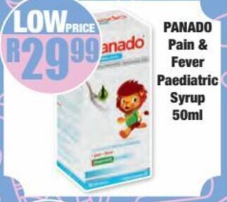 PANADO Pain & Fever Paediatric Syrup 50ml