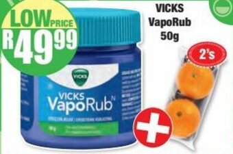 Boxer VICKS VapoRub 50g offer