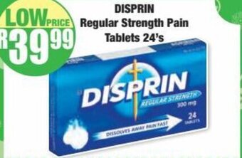 DISPRIN Regular Strength Pain Tablets 24's