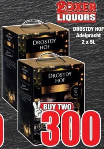 Boxer DROSTDY HOF Adelpracht 2 x 5L offer