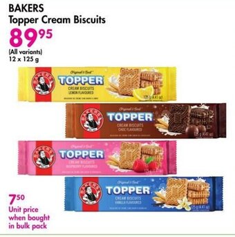 Makro BAKERS Topper Cream Biscuits offer