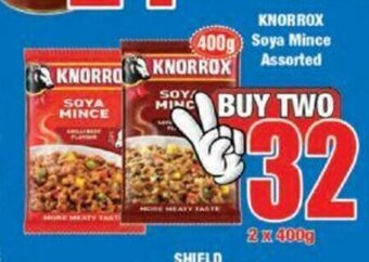Boxer Knorrox Soya Mince Assorted 2x400g offer