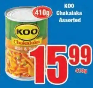 Boxer Koo Chakalaka 410g offer
